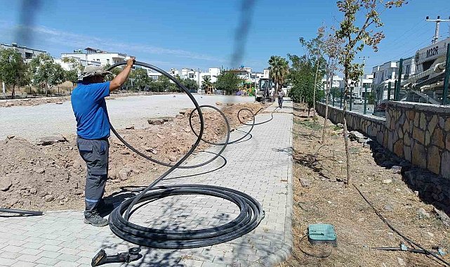 Bodrum'da belediye ekipleri sahada