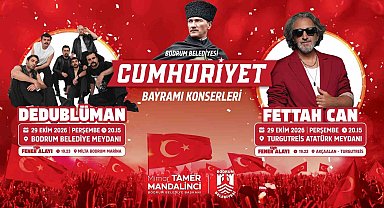 Bodrum'da Cumhuriyet Bayramı hazırlıkları tamamlandı
