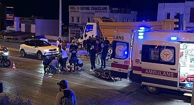 Bodrum'da motosikletin çarptığı yaya hayatını kaybetti
