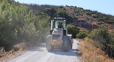 Bodrum'da sathi kaplama çalışmaları sürüyor