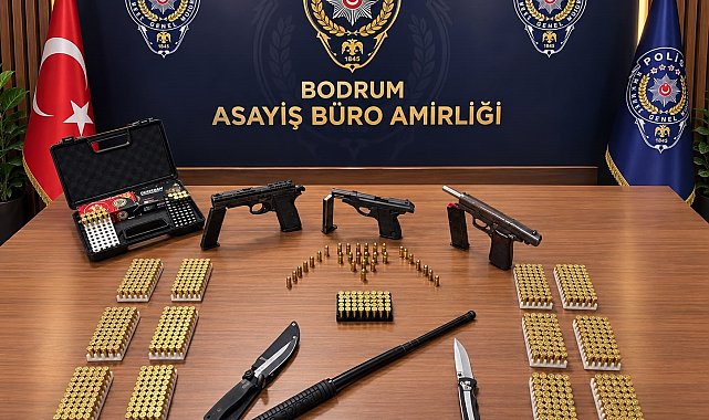 Bodrum'da silah sesleri paniğe neden oldu: 2 gözaltı