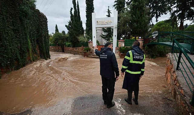 Bodrum'da yağış seferberliği