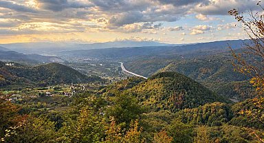 Bolu Dağı'nda sonbahar manzarası