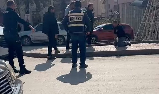 Bolu'da eli bıçaklı şahıs ekipleri harekete geçirdi