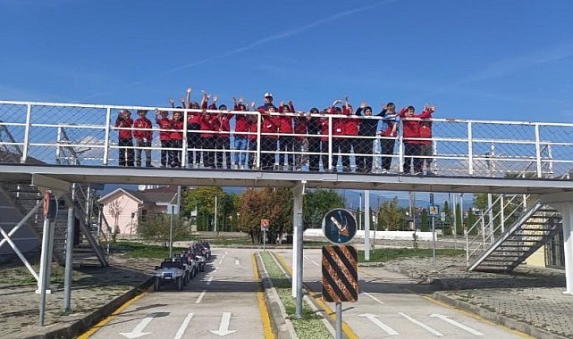 Bolu'da jandarmadan miniklere trafik eğitimi