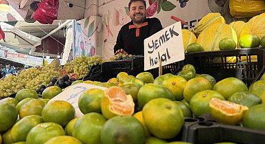 Bolu'da kışın habercisi meyveler tezgahlarda yerini aldı