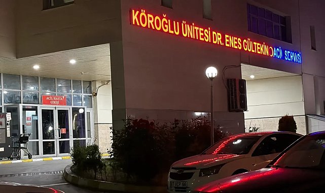 Bolu'da sinir krizi geçiren şahıs kendini bıçakla yaraladı