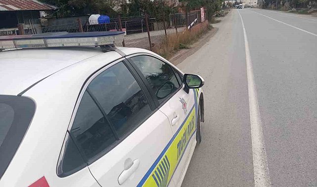 Bolu'da yenilenen yolda artan kazalar sonrası radarlı hız denetimi başlatıldı
