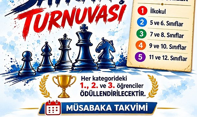 Bolvadin'de öğrenciler satranç turnuvasında yarışacak