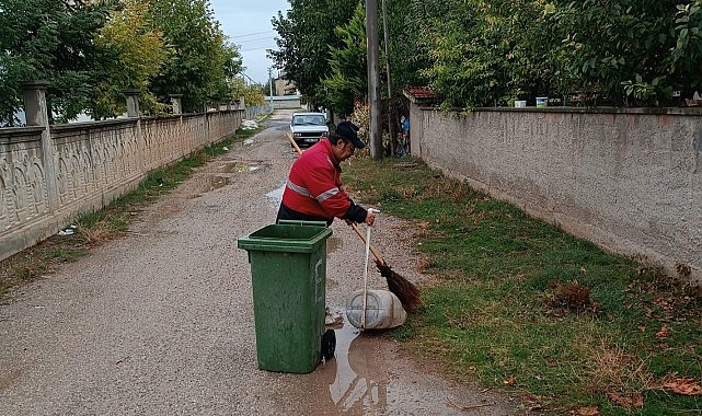 Bolvadin'de temizlik seferberliği sürüyor