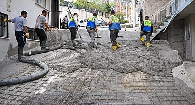 Bornova'da bir yol sorunu daha çözüldü