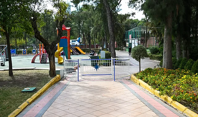 Bornova'da parkta motosiklet devri bitiyor