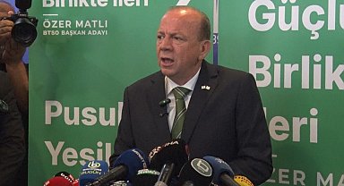 BTSO'da kritik gün...Başkan adayı Matlı'dan açıklama