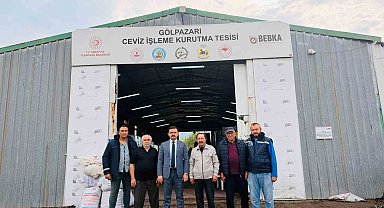 Bu tesiste yılda 400 ton ceviz kurutuluyor