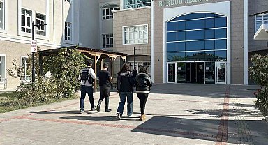 Burdur'da 3 bin 97 kullanımlık uyuşturucuyla yakalanan 2 şüpheli tutuklandı