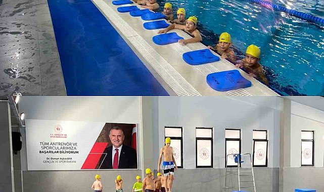 Burhaniye'de hafızlık öğrencileri yüzme etkinliğine katıldı