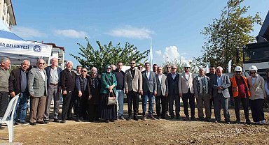 Burhaniye'de yeni cami temeli atıldı