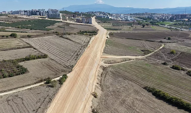 Bursa Büyükşehir'den Görükle'de yeni yola yeni altyapı