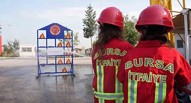 Bursa İtfaiyesi'nden geleceğin nesillerine yangın güvenliği eğitimi