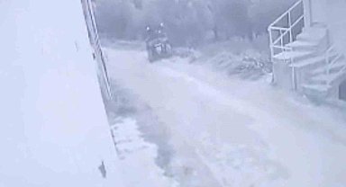 Bursa'da ATV bir anda tarlaya uçtu