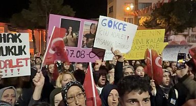 Bursa'da cinayete kurban giden Gökçe için yürüyüş düzenlendi