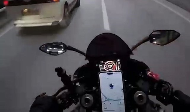 Bursa'da motosikletlinin kaçış manevrası kazayla sonuçlandı
