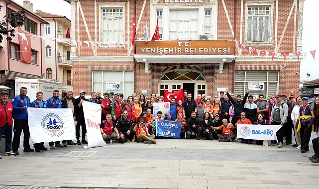 Bursa'da yüzlerce doğasever Yenişehir'de buluştu