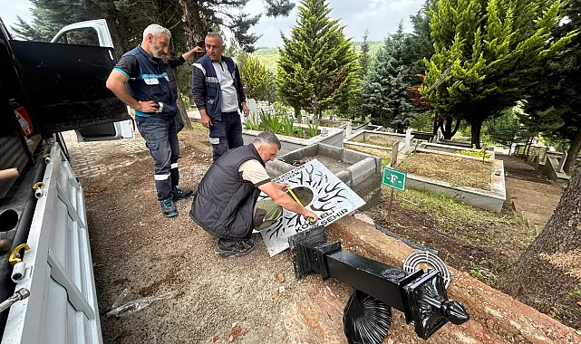 Büyükşehir, mezarlıkların su altyapısını güçlendiriyor