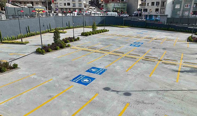 Çağlayan Açık Otoparkı hizmete açıldı