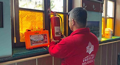 Camiler ve Kur'an kursları için güvenlik malzemesi desteği