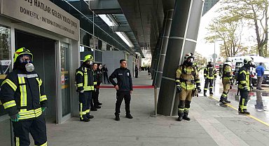 Çanakkale Havalimanı'nda gerçeği aratmayan KBRN tatbikatı