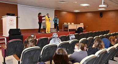 Çanakkale'de Acil Servis çalışanlarına KBRN eğitimi