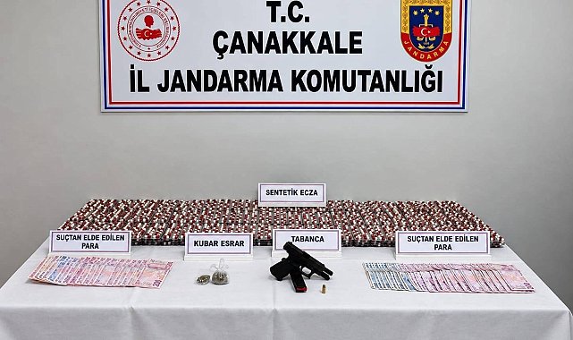 Çanakkale'de narkotik operasyonu, 2 şüpheli tutuklandı