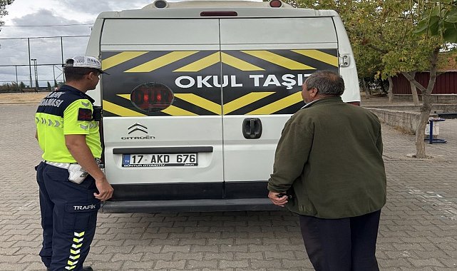 Çanakkale'de okul servislerine denetim