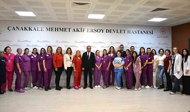 Çanakkale'de sezeryan oranları düşük olan Devlet Hastanesi'ne teşekkür