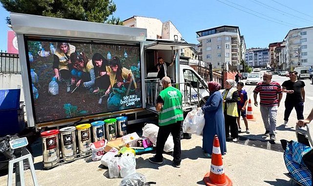 Canik Belediyesi, sıfır atıkla aile bütçesine katkı sağlıyor