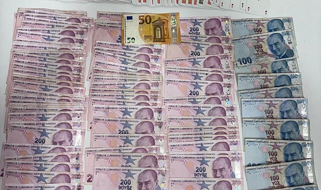 Çarşamba'da kumar oynayan 5 kişiye 58 bin TL ceza