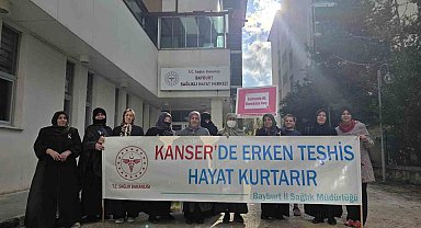 Çayıryolu köyü sakinleri KETEM'de ücretsiz kanser taramasından geçti