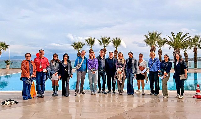 Çeşme'nin termal zenginliği İskandinav gazetecilere tanıtıldı