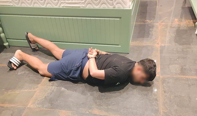 Cinayet şüphelileri otel odasında yakalandı