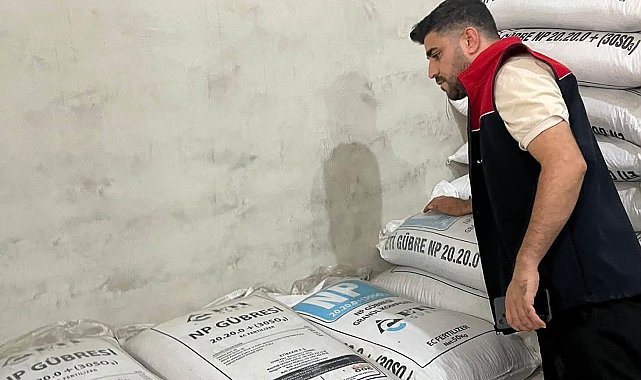 Cizre'de gübre bayilerine sıkı denetim