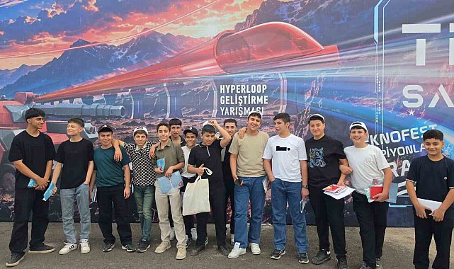 Cizreli öğrenciler TEKNOFEST coşkusunu yerinde yaşadı