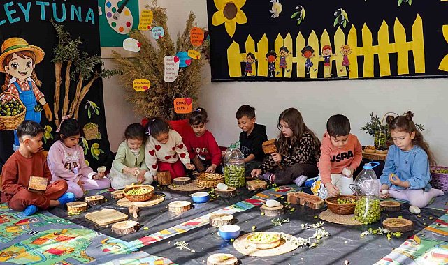 Çocuklar zeytin kırdı, geleneksel üretimle tanıştı