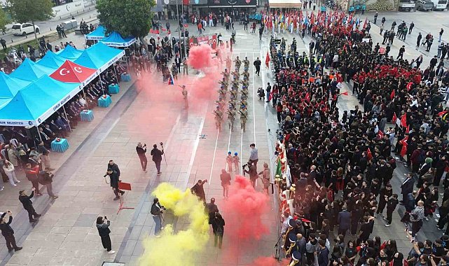 Çorum'da 29 Ekim Cumhuriyet Bayramı büyük coşkuyla kutlandı