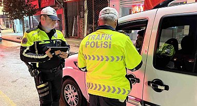 Çorum'da 49 araç ve sürücüsüne toplam 135 bin TL ceza