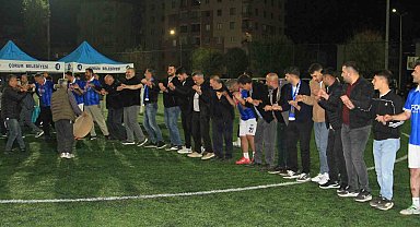 Çorum'da 65 köyün futbol mücadelesi: Şampiyonluğu halay çekilerek kutladılar