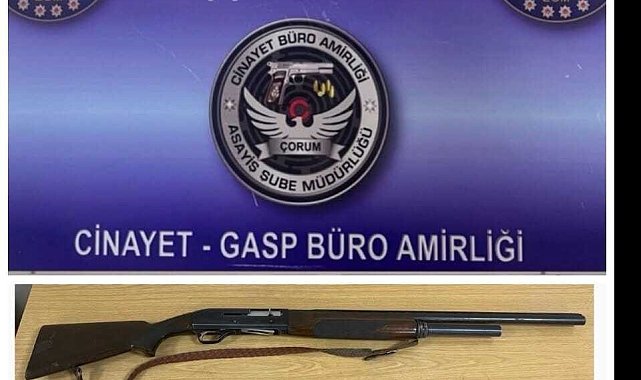 Çorum'da asayiş uygulamalarında silah ve uyuşturucu madde ele geçirildi
