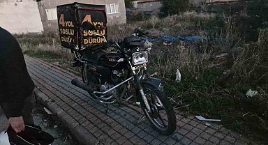 Çorum'da otomobil ile motosiklet çarpıştı: 1 yaralı