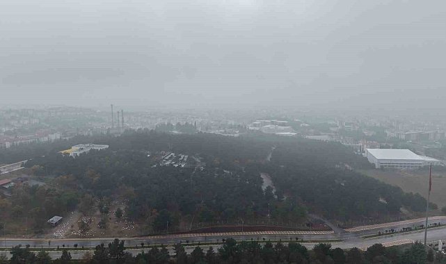 Çorum'da sis etkili oldu