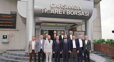 ÇTB Başkanı Yılmaz: "Ortak hedefimiz Çarşamba'nın üretim ve ticaret gücünü daha ileriye taşımak"